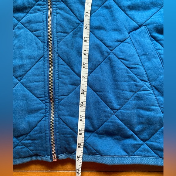 GAP Recycled Quilted Boxy Full Zip Fall Jacket Royal Blue Womens Size XXL 2X 2XL - Picture 8 of 8